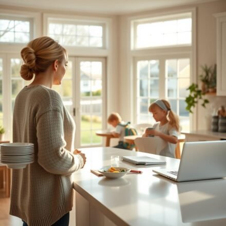 Busy working mom? This realistic morning routine helps you start the day calm and organized.