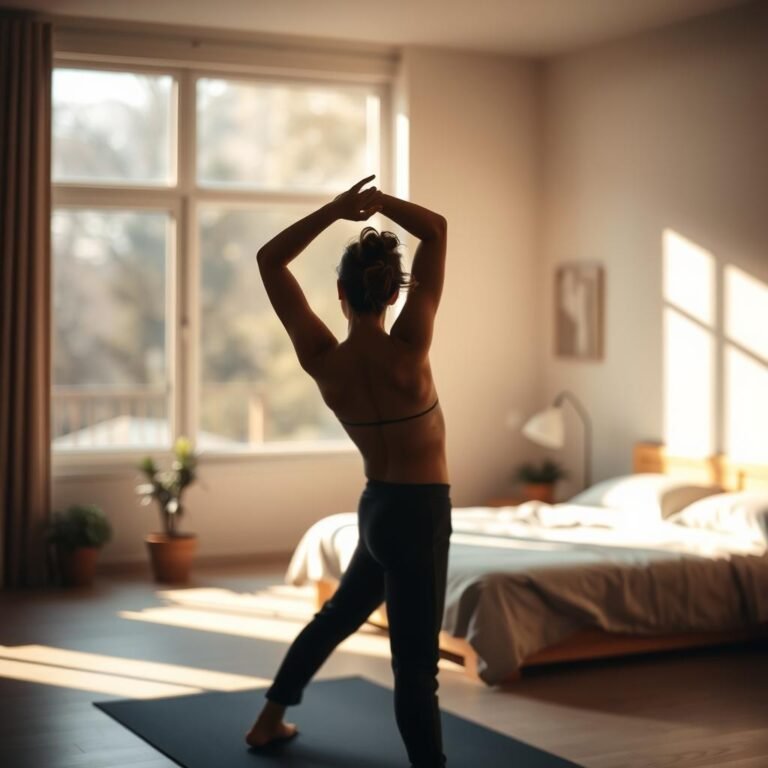 Relieve morning stiffness with this simple 10-minute stretching routine. Perfect for all fitness levels.