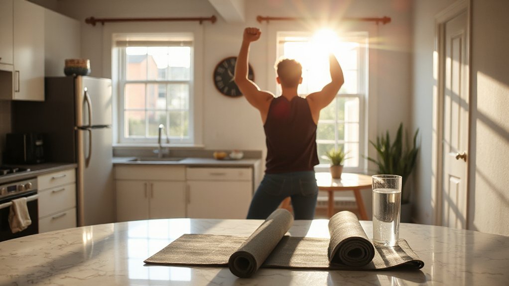 brief progressive morning exercise