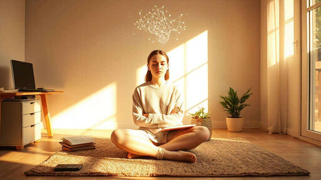 daily mindfulness induces neuroplasticity
