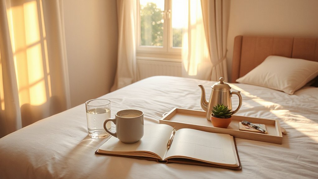 dim screens consistent bedtime