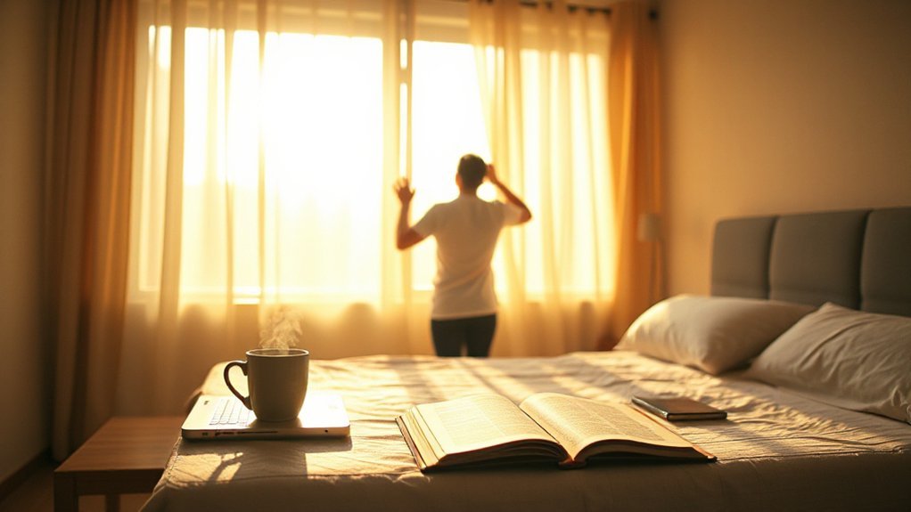 early morning focused time blocking