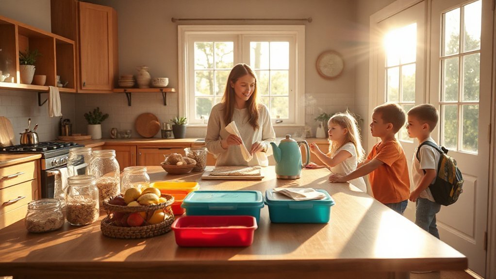 evening organization for mornings