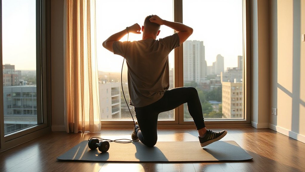 five minute stretch cardio routine