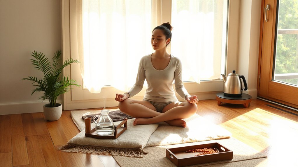 four count breath and scan