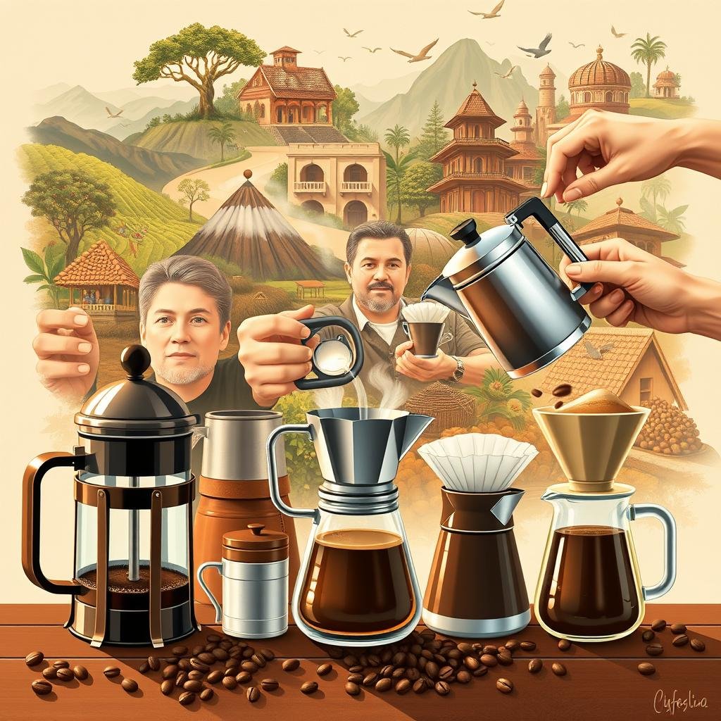 global coffee brewing techniques