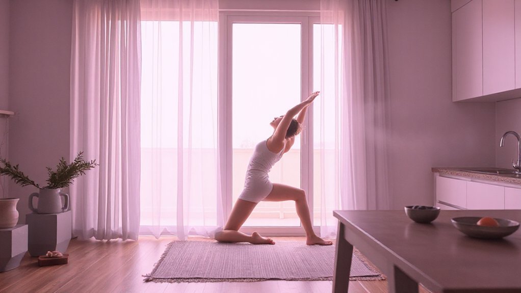 gradual light and movement