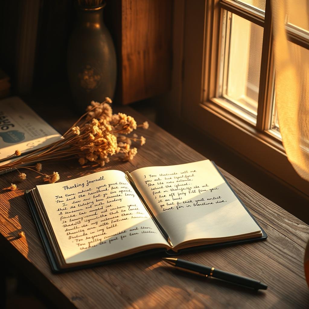 gratitude journaling practice