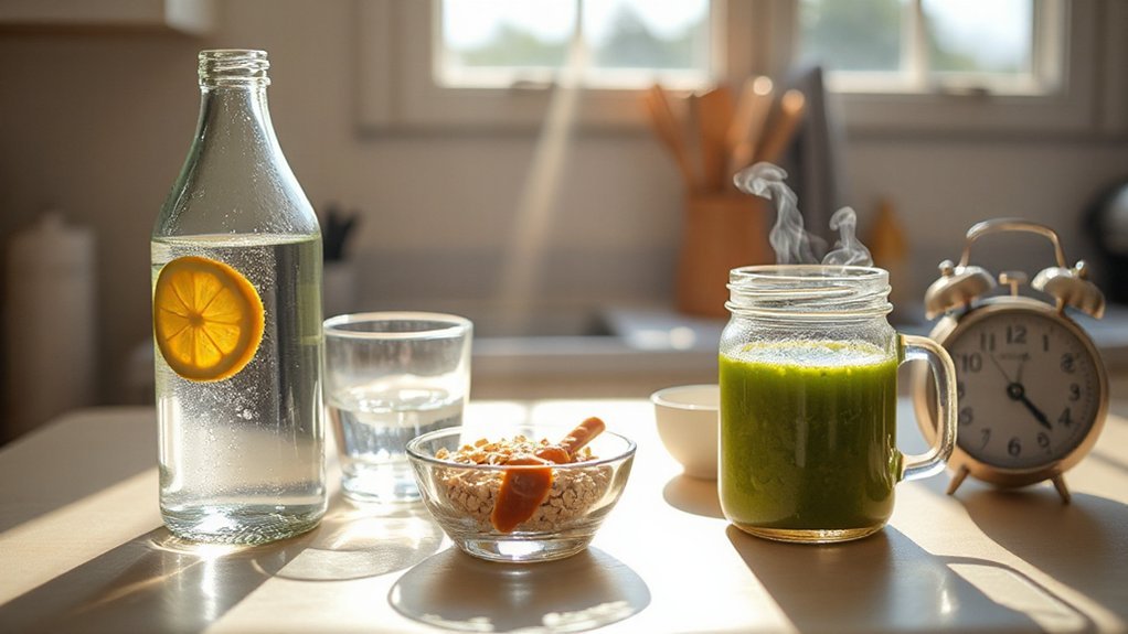 hydrate with morning protein