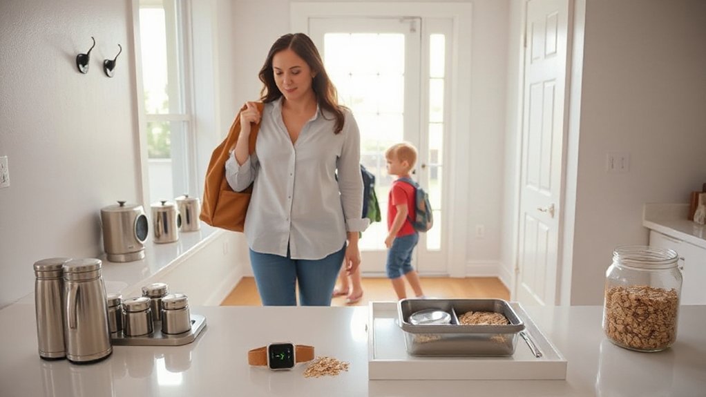 kid ready morning dropoff routine