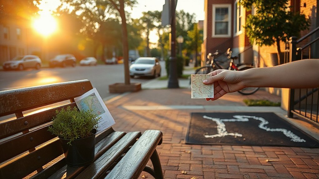 map photograph record reflect