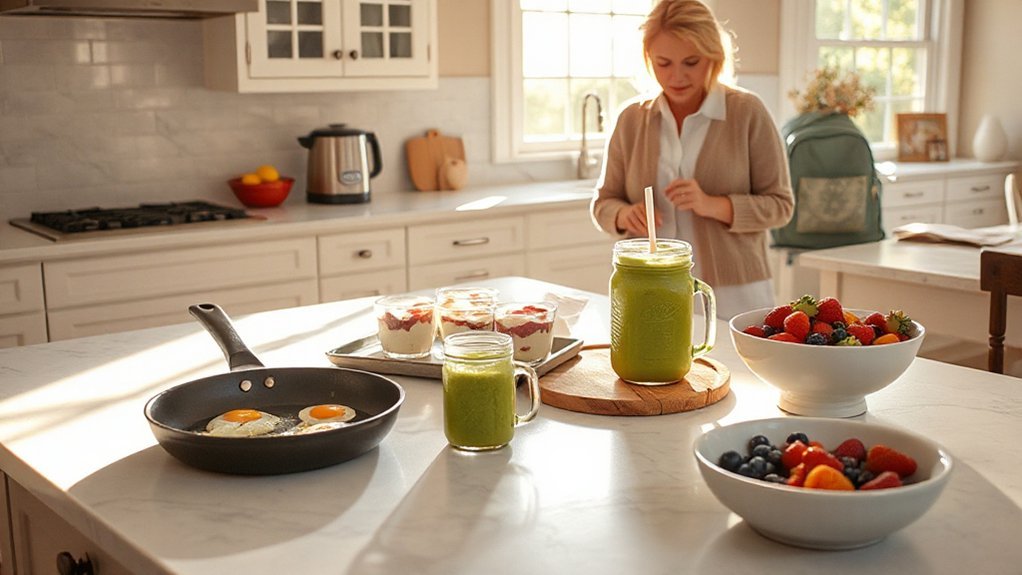 microwave omelettes parfait jars