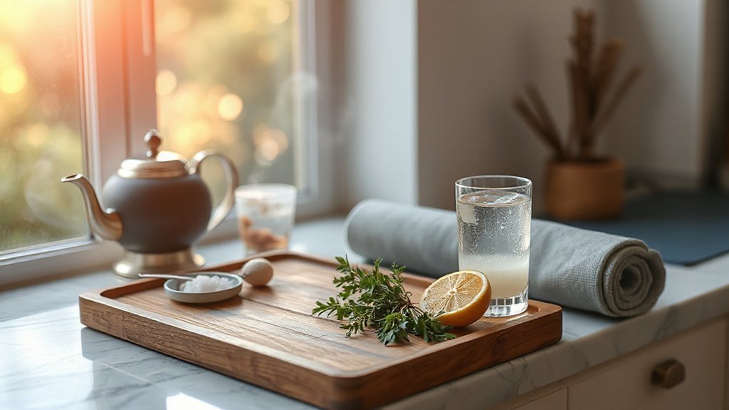 morning electrolyte rehydration routine