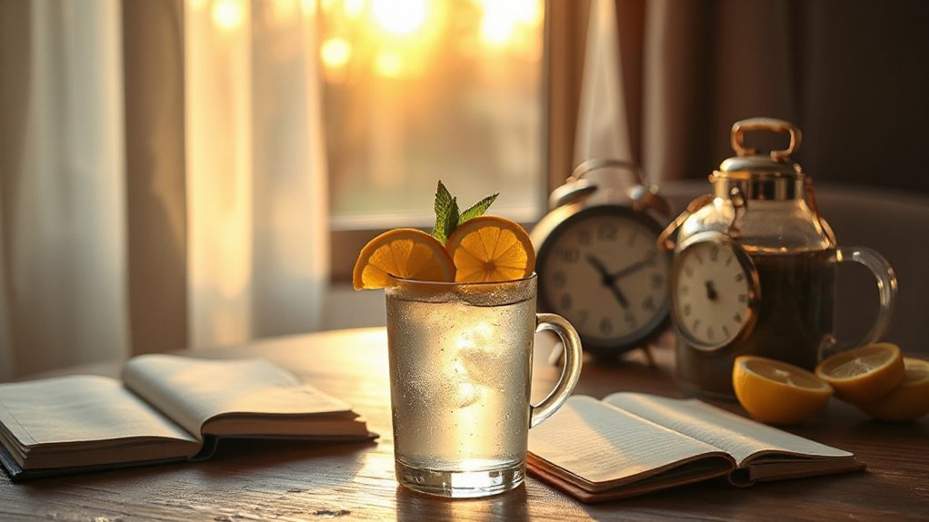 morning hydration avoid reflux