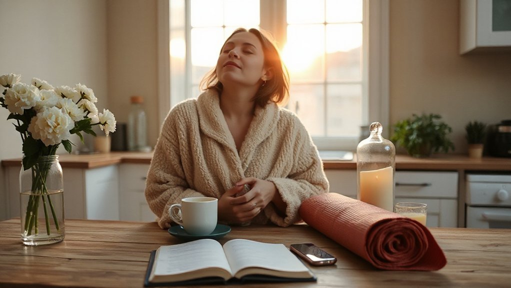 morning self care reduces anxiety