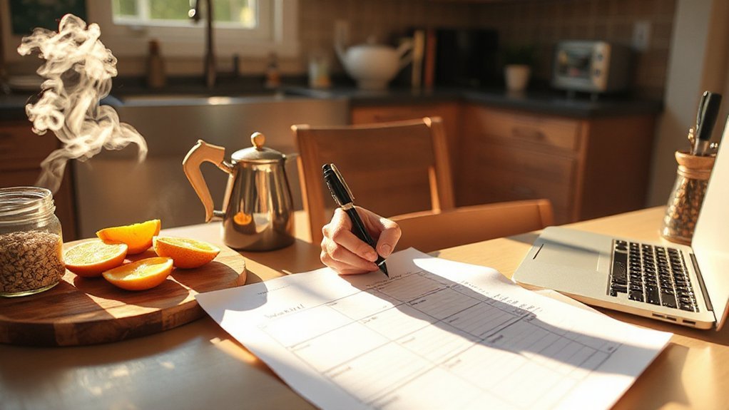 one week microhabits with tracking