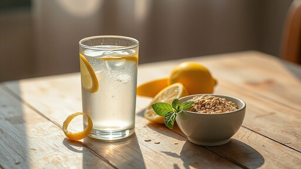 pre meal warm lemon water