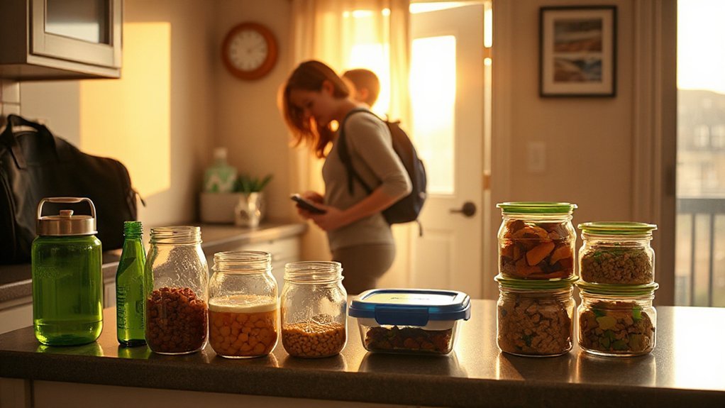 prep outfits lunches devices