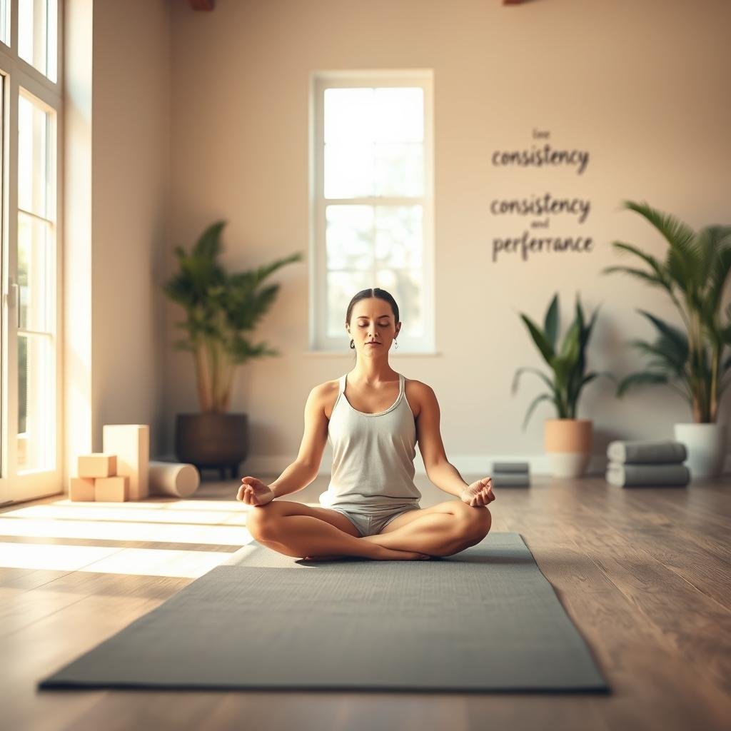 yoga consistency tips
