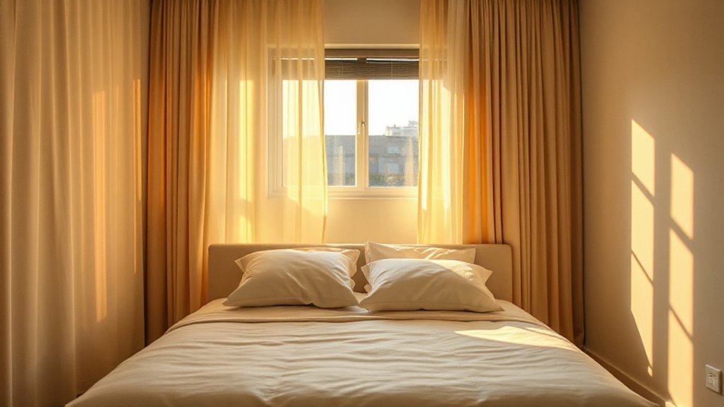 dark cool quiet bedroom