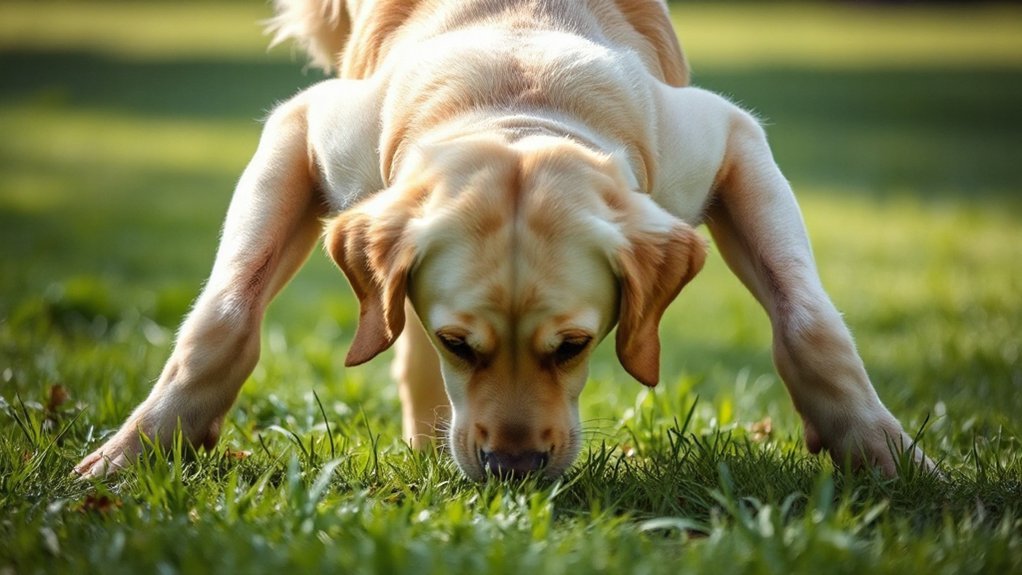 Dog Stretching