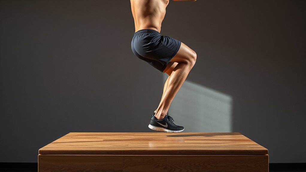 flat footed heel driven controlled ascent