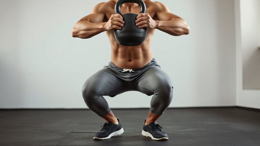 front loaded upright quad exercise