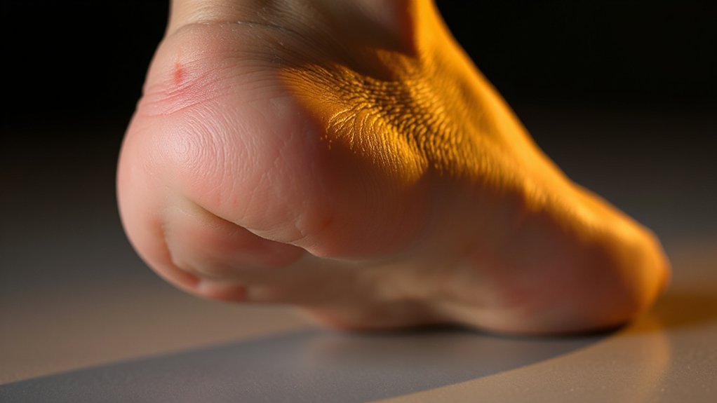 heel pain first step flare