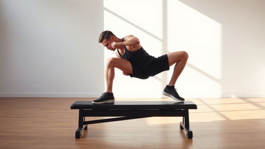 maintain vertical front shin