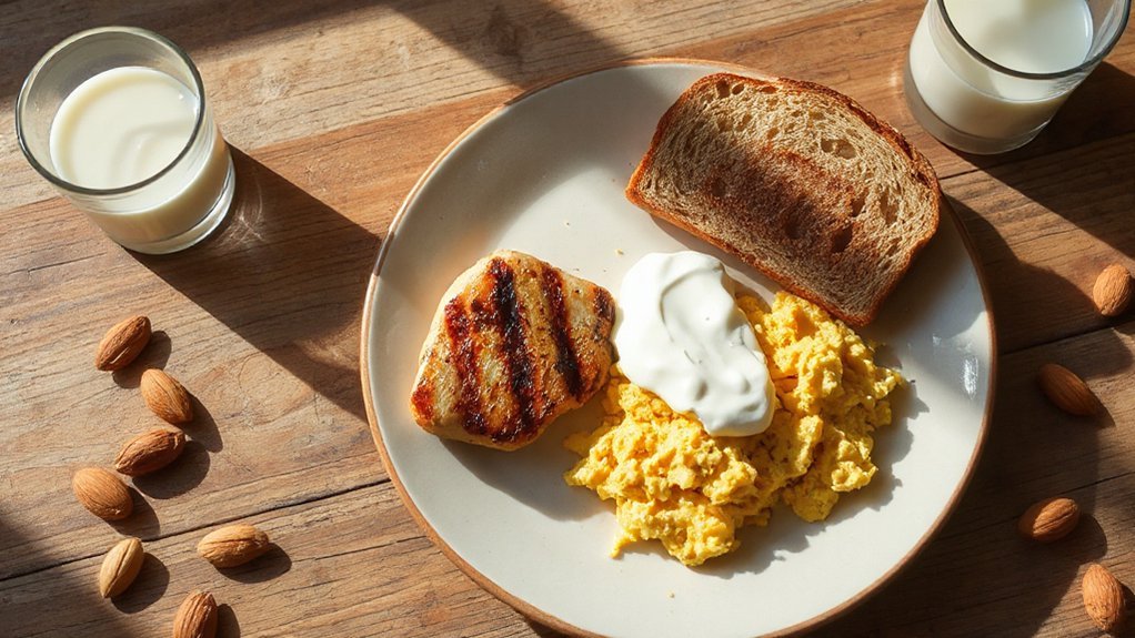 protein rich breakfast curbs cravings