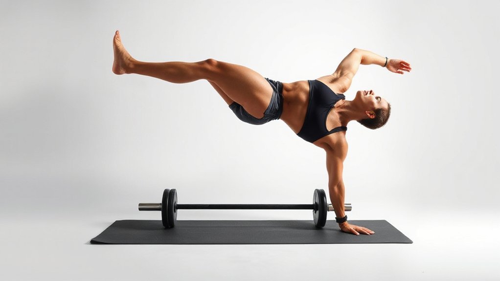 single leg loaded glute progression