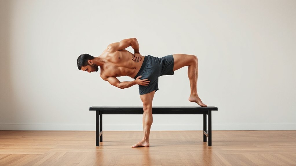 unilateral rear elevated split squat