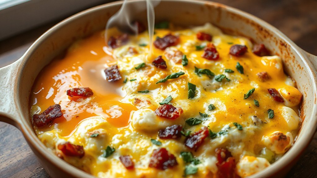 vegetables protein starch custard