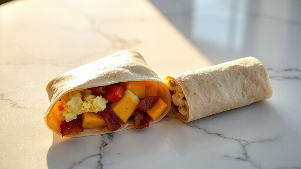 warm pliable tortilla tuck